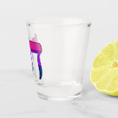 Bi-Stolz-Flagge Chai Schnapsglas (Rechts)