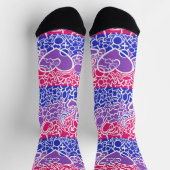 Bi Stolz Squiggle Socken (Oben)