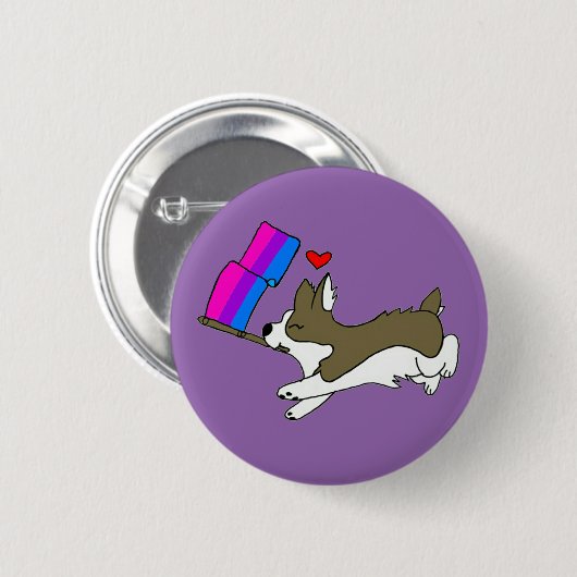 Bi-Stolzcorgi-Button Button (Vorne & Hinten)