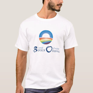 Bi und heraus Wähler für Barack Obama T-Shirt