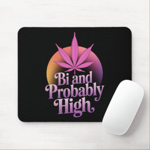 Bi und wahrscheinlich hohe bisexuelle Pride-Flagge Mousepad
