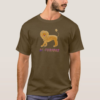 Bi-Wütender Löwe T-Shirt