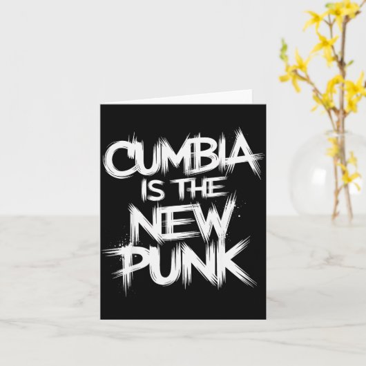 Bia Is The New Punk Bold  Karte (Gelbe Blume)