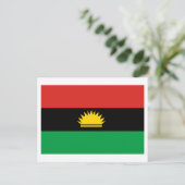 Biafra-Flagge (1967-1970) Postkarte (Stehend Vorderseite)