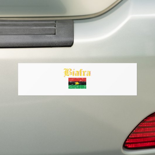 Biafra Flagge Autoaufkleber (Auf Auto)