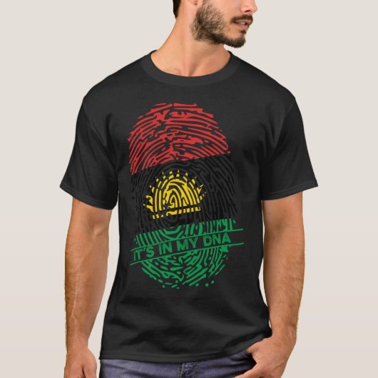 Biafran-Flagge Biafra in meiner DNA-Pullover-Hoodi T-Shirt (Vorderseite)