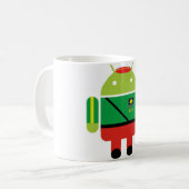 Biafran Sun Droid Kaffeetasse (Vorderseite Links)