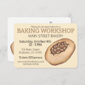 Biala Breadmaking jüdische Bäckerei Workshop Einladung (Vorne/Hinten)