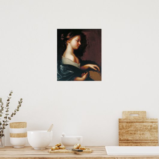 Biale - Portrait eines jungen Mädchens Poster (Küche)