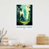 Białowieża-Wald 1 Poster (Küche)
