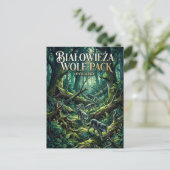 Białowieża-Wald Polen Postkarte (Stehend Vorderseite)