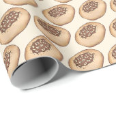 Bialy Jüdische Bäckereizwiebel Polen Polnisches Es Geschenkpapier (Rolleneckpunkt)