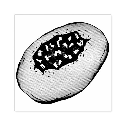 Bialy Jüdische Bäckereizwiebel Polen Polnisches Es Gummistempel (Prägung)