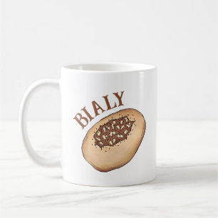 Bialy Jüdische Bäckereizwiebel Polen Polnisches Es Kaffeetasse
