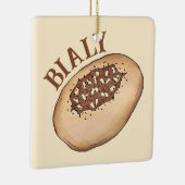 Bialy Jüdische Bäckereizwiebel Polen Polnisches Es Keramikornament (Rechts)