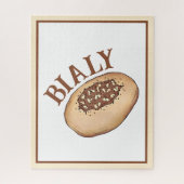 Bialy Jüdische Bäckereizwiebel Polen Polnisches Es Puzzle (Vertikal)