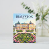 Białystok Polen Postkarte (Stehend Vorderseite)