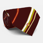 Bialystok-Streifen-Flagge Krawatte (Gerollt)