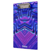 BIANCA ~ 3D! ~ Rosa Weiß und Blau Original ~ Klemmbrett (Links)