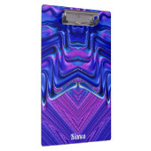 BIANCA ~ 3D! ~ Rosa Weiß und Blau Original ~ Klemmbrett (Rechts)