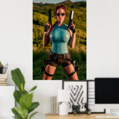 Bianca Beauchamp Latex Cosplay Poster (Heimbüro)