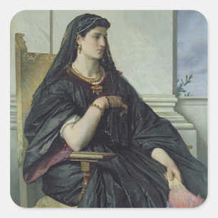 Bianca Capello, 1864/68 Quadratischer Aufkleber