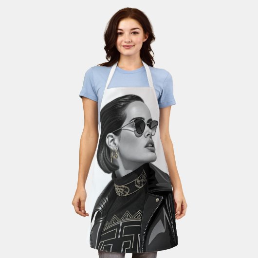 Bianca Censori High-Fashion Streetwear T-Shirt Schürze (Getragen)