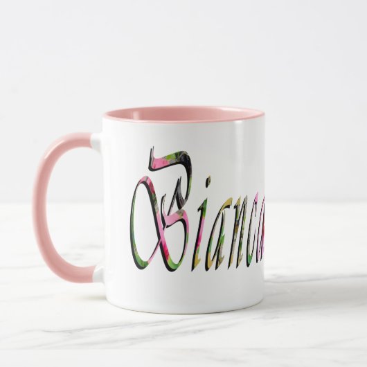 Bianca Girls Name Logo, Tasse (Links)