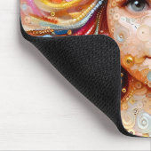 BIANCA ~ Happy Birthday ~ Sequin Girl ~ Mousepad (Ecke)