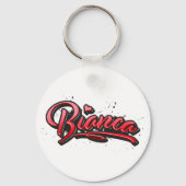 Bianca Heart Graffiti Hirger Schlüsselanhänger (Vorderseite)