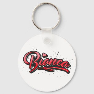 Bianca Heart Graffiti Hirger Schlüsselanhänger