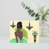 Bianca in Green - Postkarten (Stehend Vorderseite)