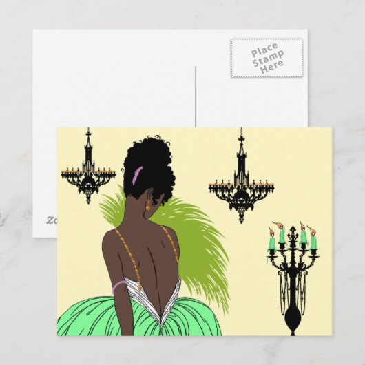 Bianca in Green - Postkarten (Vorne/Hinten)