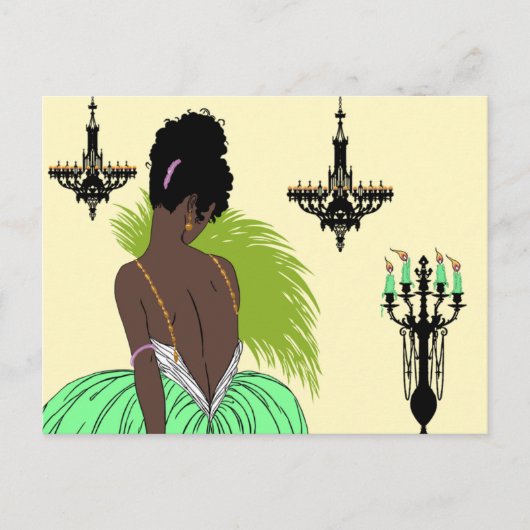 Bianca in Green - Postkarten (Vorderseite)