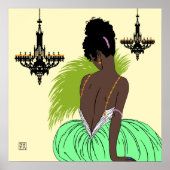 Bianca in grün - Prints/Plakate Poster (Vorne)