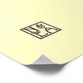 Bianca in grün - Prints/Plakate Poster (Ecke)