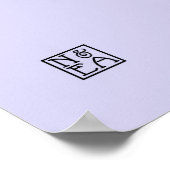 Bianca in Lilac - Prints/Posters Poster (Ecke)