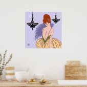 Bianca in Lilac - Prints/Posters Poster (Küche)