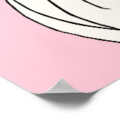 Bianca in Rosa - 24 x 36 Print Poster (Ecke)