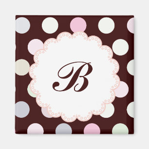Bianca mit Monogramm Magnet