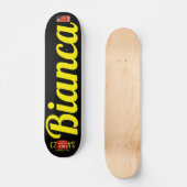 BIANCA Skateboard, 7¾" Deck Skateboard (Vorderseite)
