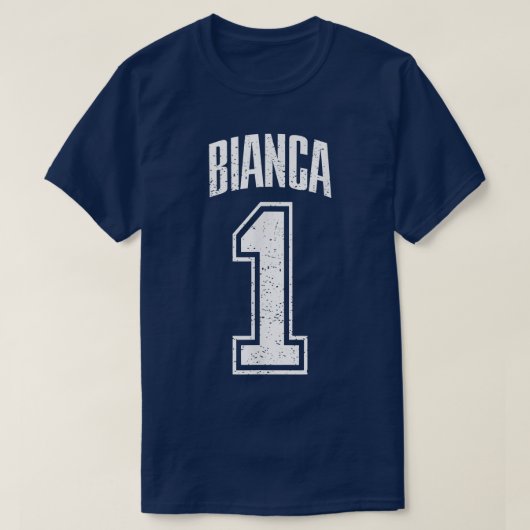 Bianca Supporter Number 1 Biggest Fan T-Shirt (Design vorne)