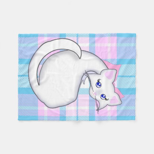 Bianca Toon Kitty Blanket Fleecedecke (Vorderseite (Horizontal))