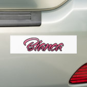 Bianca verblasst pink Aufkleber Sticker Autoaufkleber (Auf Auto)