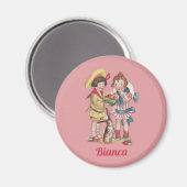 BIANCA ~ VINTAG ~ Kinder Kanincheneier ~ Magnet (Vorderseite/Rückseite)