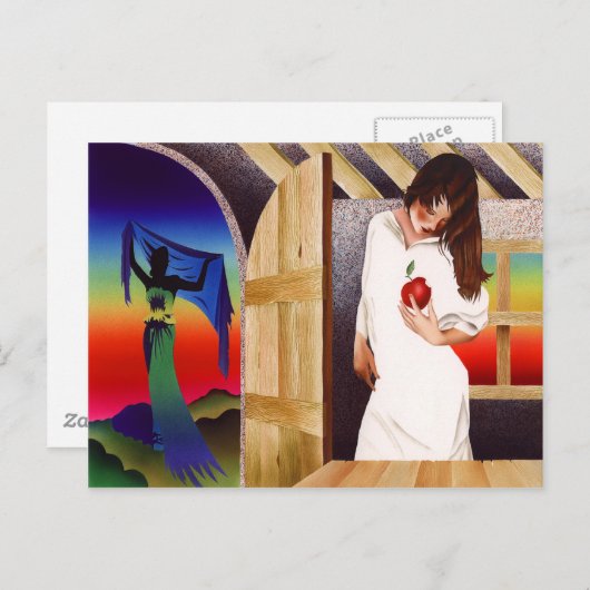 Biancaneve Postkarte (Vorne/Hinten)