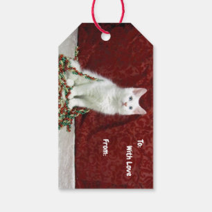 Bianca's Maine Coon Christmas - Cat Gift Tag Geschenkanhänger