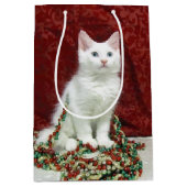 Bianca's Maine Coon Christmas - Katze Mittlere Geschenktüte (Vorderseite)