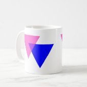 Biangle Bisexueller Stolz Kaffeetasse (Vorderseite Links)