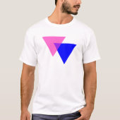 Biangle Bisexueller Stolz T-Shirt (Vorderseite)